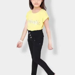 Iconic me Girls Black Jeans-image-12