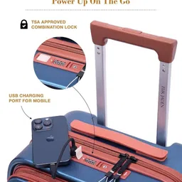 FUR JADEN Set Of 2 Textured Hard-Sided Trolley Bag- 110 L image 2