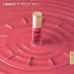 Lakme 9to5 Powerplay Insta-Manicure Quick Dry Technology Nail Enamel 6ml - Pink Glow image 4