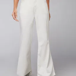 DOLCE CRUDO Women Bootcut High-Rise Stretchable Jeans-image-28