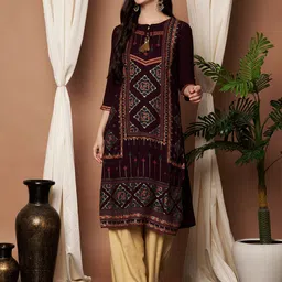 Anouk Women Ethnic Motifs Embroidered Kurta-image-20