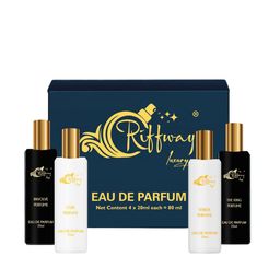 riffway Set Of 4 Involve- Cube- The King- Venus Eau De Parfum- 20 ml Each-picture-35