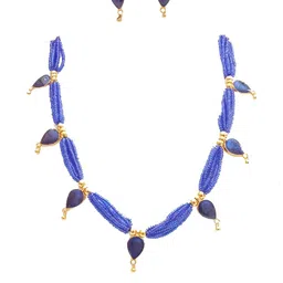 Balaji Gold Women Blue Pendant-picture-10
