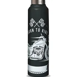 Speedex Grey Typography Printed Stainless Steel Water Bottle 1000 ML-picture-12