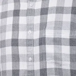 Crimsoune Club Men Classic Fit Buffalo Checked Spread Collar Cotton Casual Shirt image 5