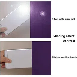 BFAM Purple Set of 2 Black Out Window Curtain image 3