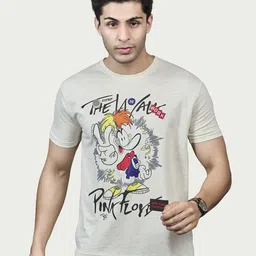 BE POSITIVE Men Typography Printed Regular Fit T-shirt-picture-34