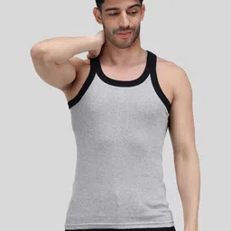 Amul Comfy Pack of 3 Men Pure Cotton Assorted Gym Vest-picture-16