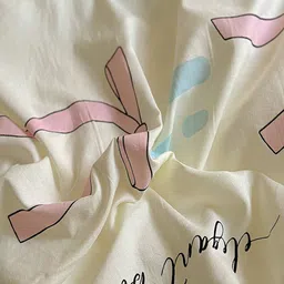 JC HOME Blue & Cream-Coloured Floral Printed Ac Room Double Queen Bedding Set image 4