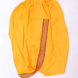 KID1 Boys Printed Angrakha Pure Cotton Kurta With Dhoti Pants image 2