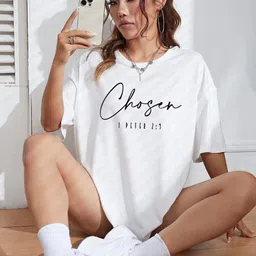 SZN Women Typography Printed T-shirt-picture-17