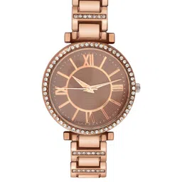 SZN Women Dial & Stainless Steel Straps Analogue Watch Glory BrownDLSZNS-image-50
