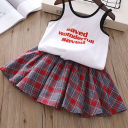 StyleCast x Revolte Girls Printed Round Neck T-shirt With Skirt-picture-45
