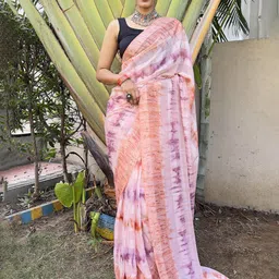 KALINI Striped Pure Chiffon Ready to Wear Saree-picture-32