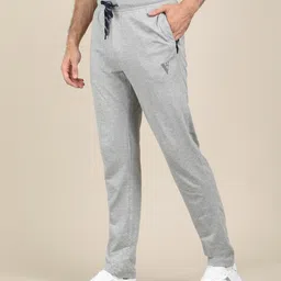 van heusen Men Solid Grey Track Pants image 2