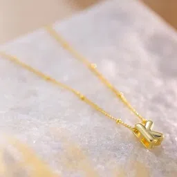 ARISTAL Jewellery Unisex Kids Gold-Plated Layered Necklace-image-43
