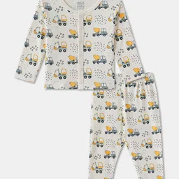 R&B Boys Selection Of 2 Printed Pure Cotton T-Shirt With Pyjamas image 4