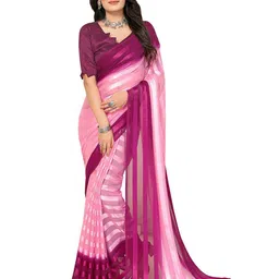 Moda Rapido Women Striped Satin Saree-image-50