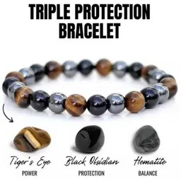 Divine souvenirs Unisex Artificial Beaded Elasticated Bracelet-picture-39