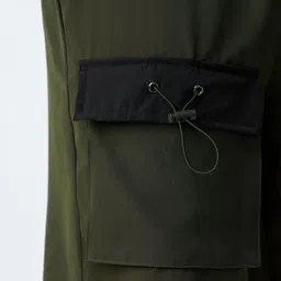 The Souled Store Men Colourblocked Regular Fit Mid-Rise Bermuda Shorts image 5