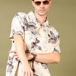 V-Mart Men Floral Printed Casual Shirt-picture-27