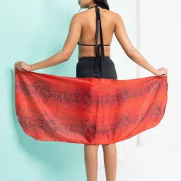 aoba EROTISSCH Printed Sarong Swimwear Cover up Bottom image 4