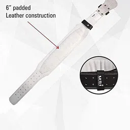 USI UNIVERSAL THE UNBEATABLE Weight Lifting Leather Belt image 4