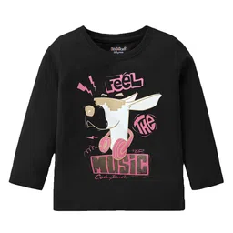 Kiddeo Boys Pack of 4 Graphic Printed Round Neck Cotton T-shirts image 2