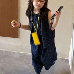 LULU & SKY Girls Printed Top with Palazzos-picture-42