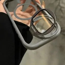 Luxury Kase Solid Printed iPhone 15 Back Case Mobile Accessories image 2