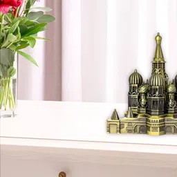 THE QUIRKY HOME Bronze-Toned Square Moscow Replica Monuments Miniature Religious Showpiece-image-87