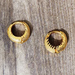 SHREE KRISHNA SHOPPING Gold-Plated Brass Earrings image 3