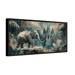 999Store Green & Grey 1 Piece Canvas Other Wall Paintings image 4