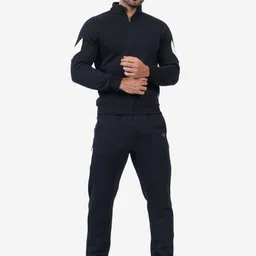 Bonjour Men Cotton Mock Collar Mid-Rise Winter Tracksuits-picture-44