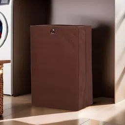 Kuber Industries Brown 4 Pieces Foldable Laundry Bags 80L image 1