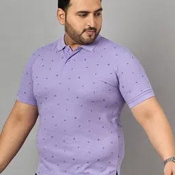 Zigo Plus Size Conversational Printed Polo Collar T-shirt-picture-25