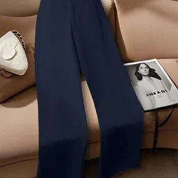 KERI PERRY New Basics High-Rise Relaxed Fit Formal Trousers-picture-17