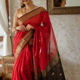 CANIZZARO Woven Design Zari Banarasi Saree image 4