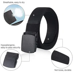SHOPGLOBAL Men Textured Slim Belt image 4