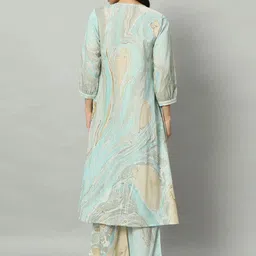 Art Of Colours Women Printed Empire Pure Cotton Kurta with Palazzos image 5