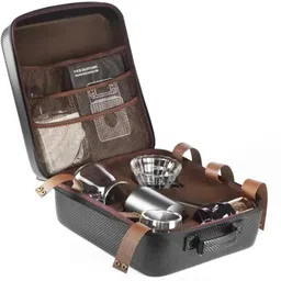 triglav coffee Travel Coffee Kit: V60 Pour Over Maker, Server, Dripper, weighing scale Coffee Maker image 3