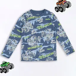 Pantaloons Junior Boys Cotton Printed Regular Fit T-shirt-image-60