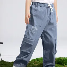TIOR Boys Relaxed Loose Fit Cargos Trousers-picture-10
