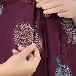 EASY MOM Women Printed Maternity Maxi Nightdress image 2