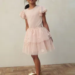 H&M Appliqud tulle skirt-picture-28