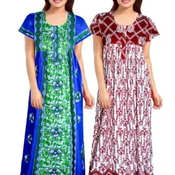 PR PINK ROYAL Printed Maxi Nightdress-picture-31