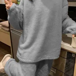 Kotty Women Round Neck Top With Pyjamas image 3