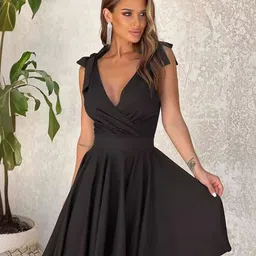 bebe Women Fit & Flare Dress-picture-16