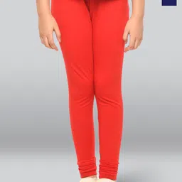 LYRA Girls Pack Of 2 Cotton Ankle-Length Leggings-image-8