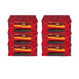 AMAK INC Red Fabric Multi-Utility Wardrobe Organisers-picture-35
